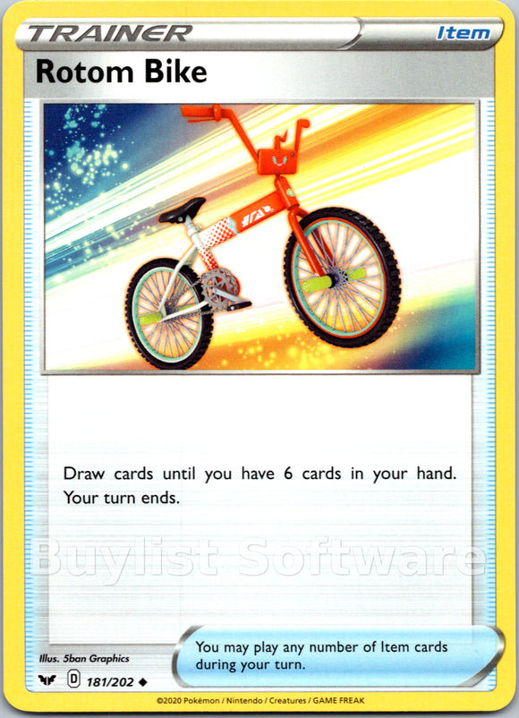 Rotom Bike [181/202] [Sword & Shield Base Set]