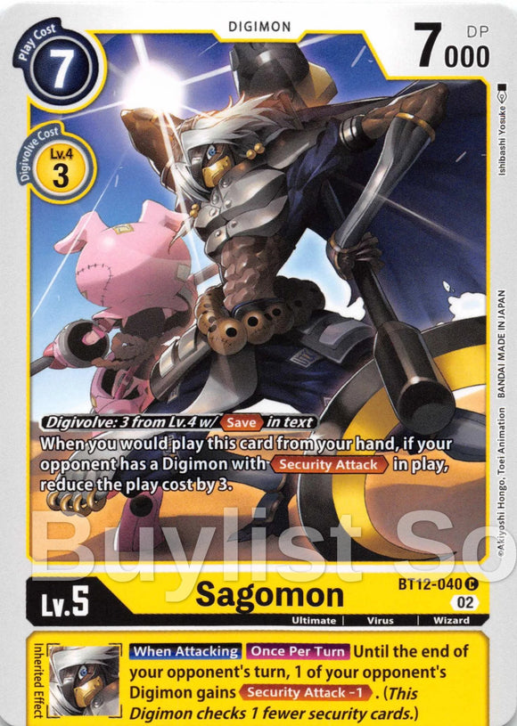 Sagomon [BT12-040] [Across Time]
