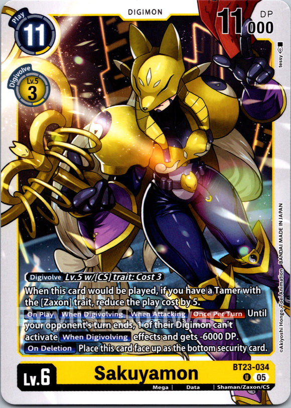 Sakuyamon [BT23-034] [Hackers' Slumber]