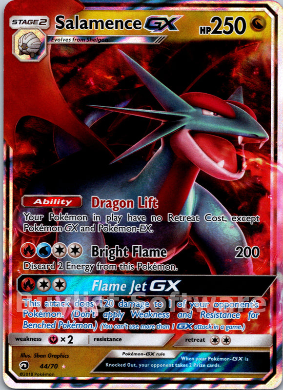 Salamence GX [44/70] [Dragon Majesty] Holofoil