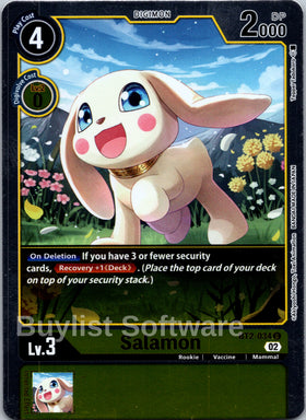 Salamon (Resurgence Booster Reprint) [BT2-034] [Resurgence Booster] Foil