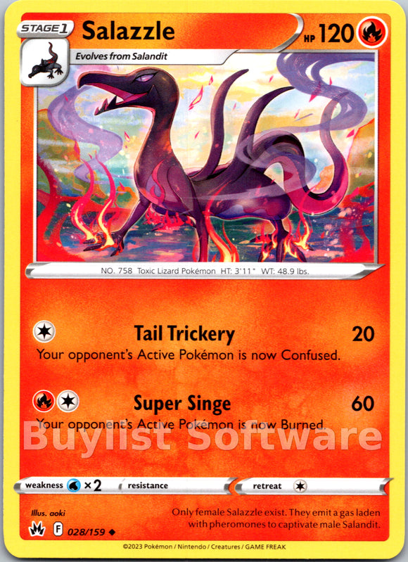 Salazzle [028/159] [Crown Zenith]