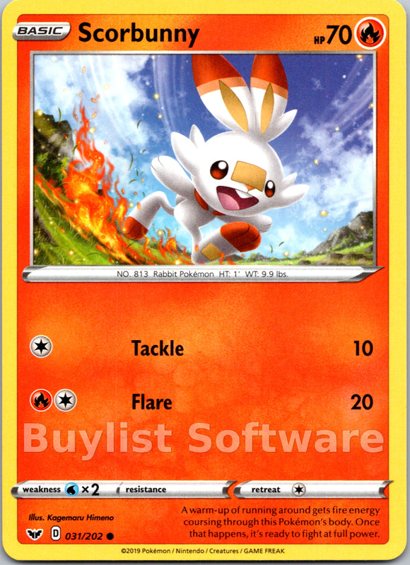 Scorbunny [031/202] [Sword & Shield Base Set]