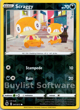 Scraggy [41/73] [Champion's Path] Reverse Holofoil