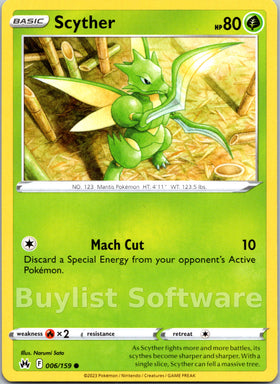 Scyther [006/159] [Crown Zenith]