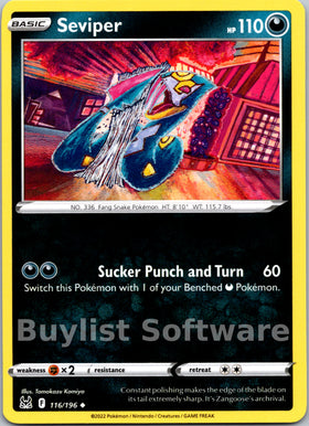 Seviper [116/196] [Lost Origin]