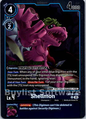 Shellmon [BT24-025] [Time Stranger Release Events Cards]