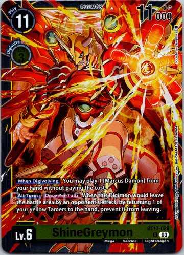 ShineGreymon [BT17-039] [Secret Crisis] Foil