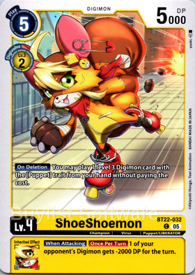 ShoeShoemon [BT22-032] [Cyber Eden]