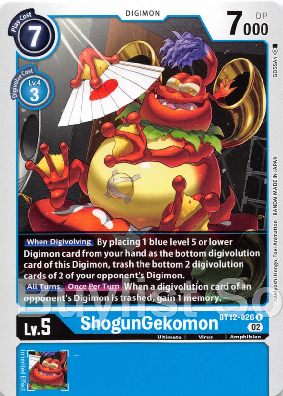 ShogunGekomon [BT12-026] [Across Time]