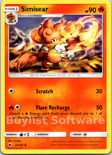 Simisear [23/147] [Burning Shadows]