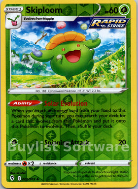 Skiploom [003/203] [Evolving Skies] Reverse Holofoil