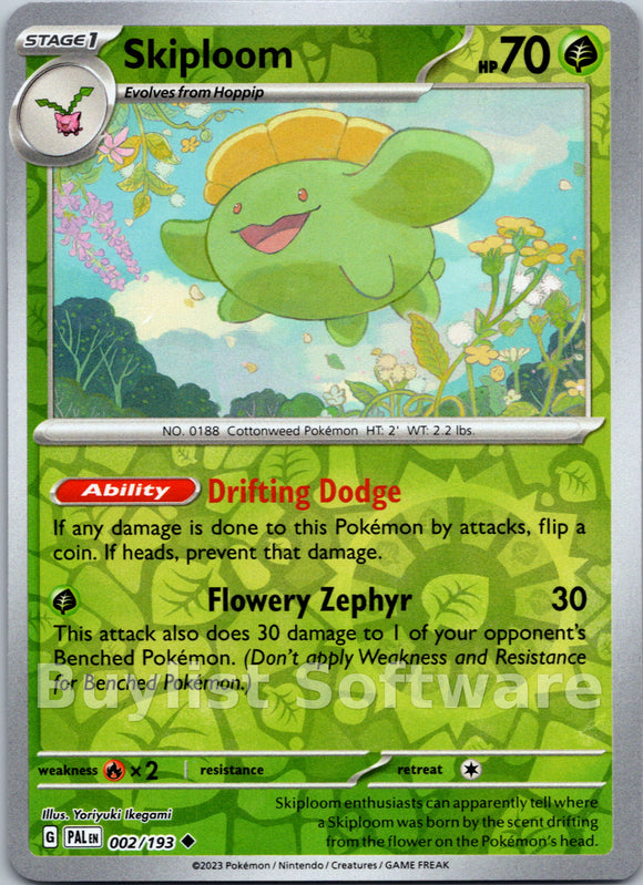Skiploom [002/193] [Paldea Evolved] Reverse Holofoil