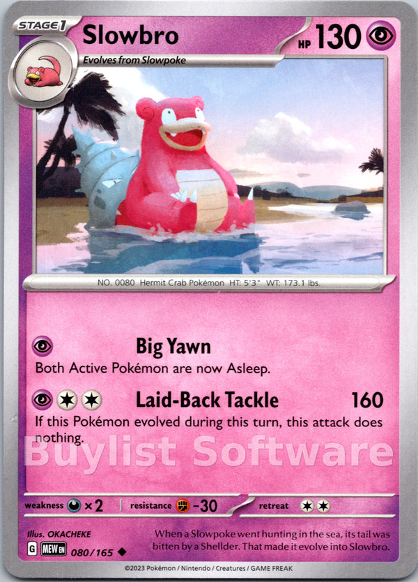 Slowbro [080/165] [Scarlet & Violet 151]