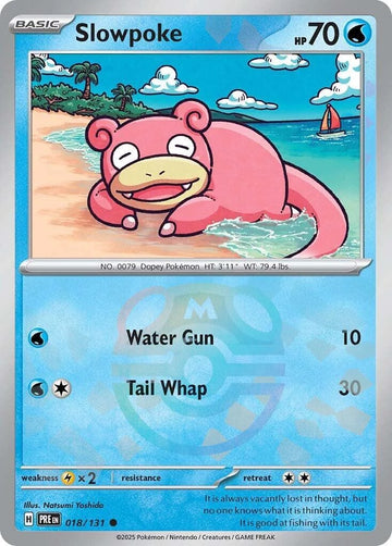 Slowpoke (Master Ball Pattern) [018/131] [Prismatic Evolutions] Holofoil