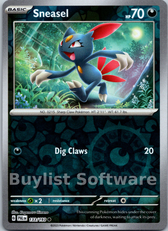Sneasel [133/193] [Paldea Evolved] Reverse Holofoil