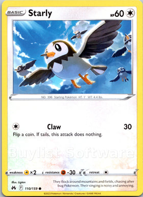 Starly [110/159] [Crown Zenith]