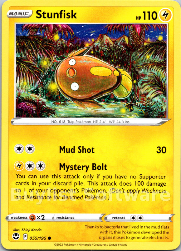 Stunfisk [055/195] [Silver Tempest]