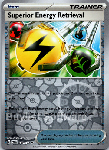Superior Energy Retrieval [189/193] [Paldea Evolved] Reverse Holofoil