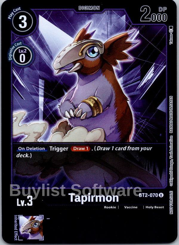 Tapirmon [BT2-070] [Release Special Booster 1.0]
