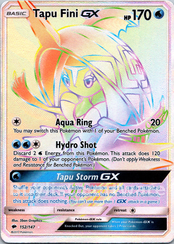Tapu Fini GX [152/147] [Burning Shadows] Holofoil