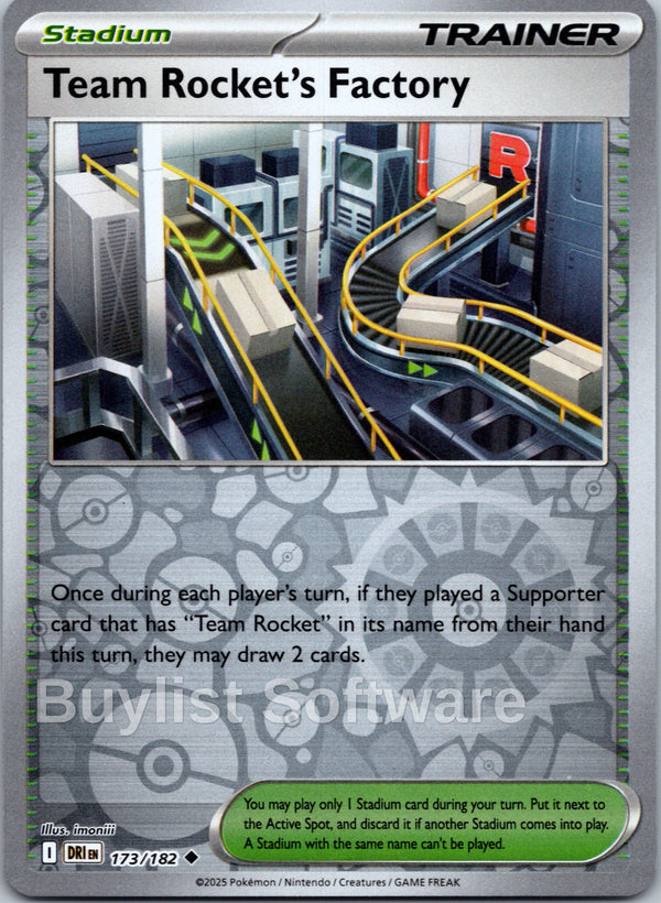 Team Rocket's Factory [173/182] [Destined Rivals] Reverse Holofoil