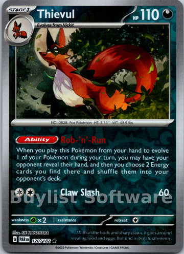 Thievul [120/182] [Paradox Rift] Reverse Holofoil