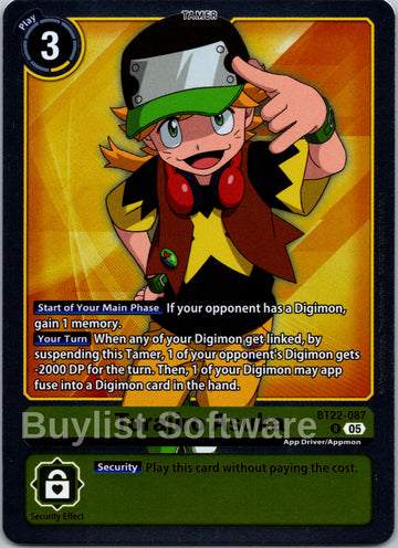 Torajiro Asuka [BT22-087] [Cyber Eden] Foil