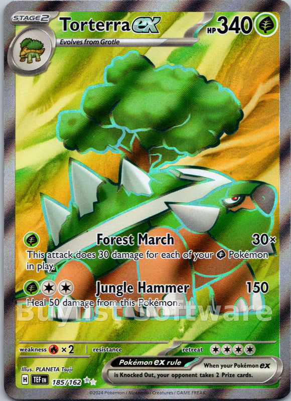 Torterra ex [185/162] [Temporal Forces] Holofoil