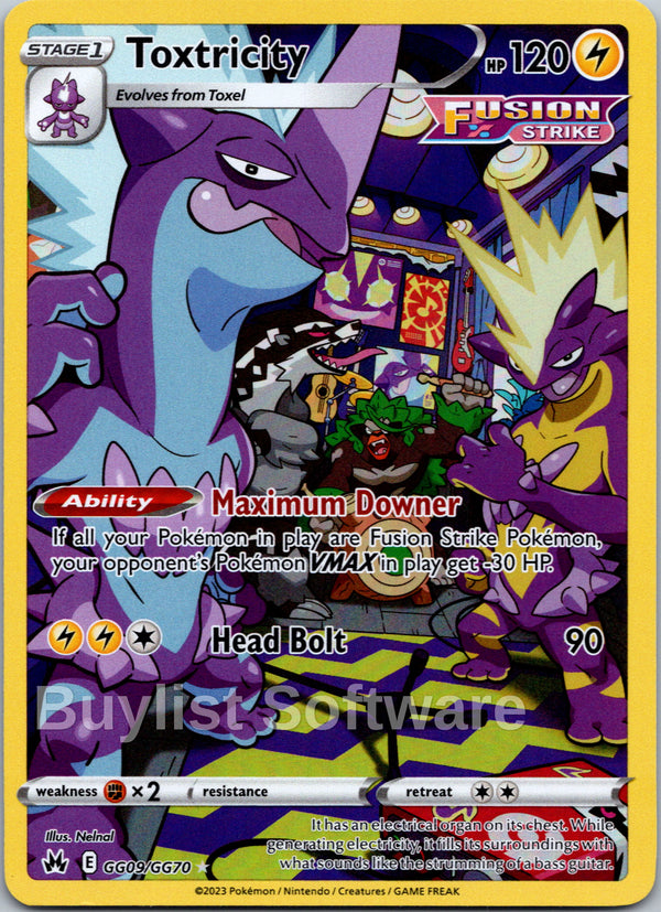 Toxtricity [GG09/GG70] [Crown Zenith: Galarian Gallery] Holofoil