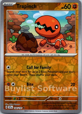 Trapinch [104/191] [Surging Sparks] Reverse Holofoil