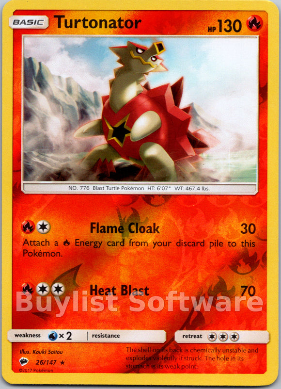 Turtonator [26/147] [Burning Shadows] Reverse Holofoil