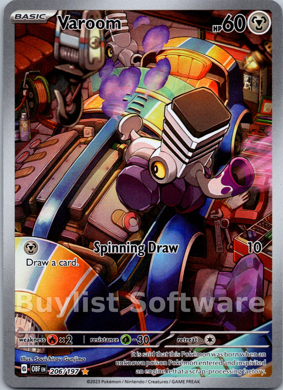 Varoom [206/197] [Obsidian Flames] Holofoil