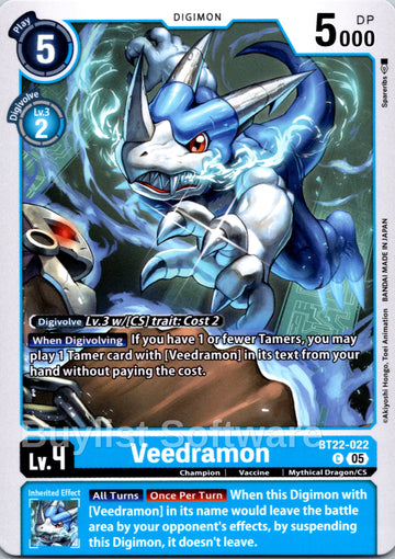 Veedramon [BT22-022] [Cyber Eden]