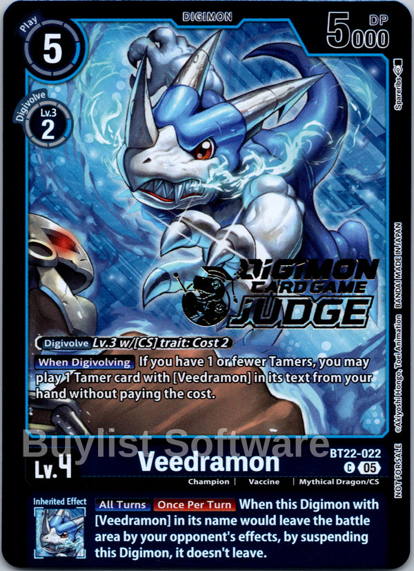 Veedramon (Judge Pack 2025 Wave 2) [BT22-022] [Cyber Eden] Foil