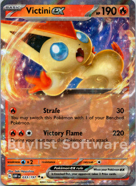 Victini ex [033/197] [Obsidian Flames] Holofoil
