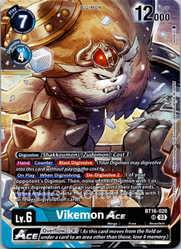 Vikemon ACE (Cyber Eden Release Event Participant) [BT16-026] [Cyber Eden]