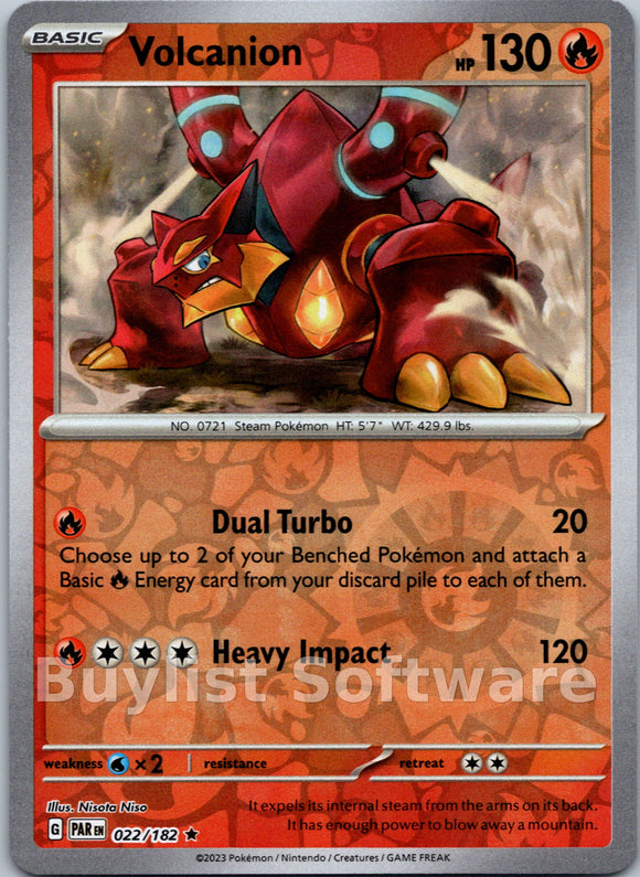 Volcanion [022/182] [Paradox Rift] Reverse Holofoil