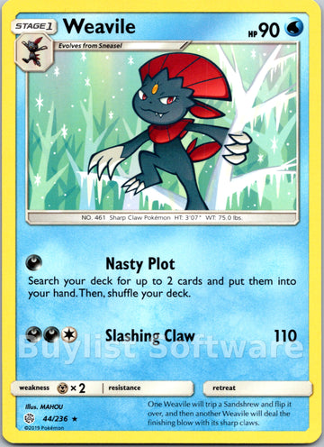 Weavile [44/236] [Cosmic Eclipse]