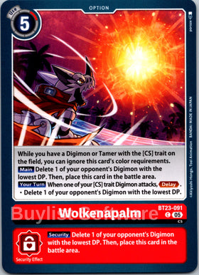 Wolkenapalm [BT23-091] [Hackers' Slumber]