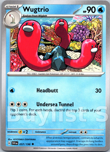 Wugtrio [057/198] [Scarlet & Violet Base Set]