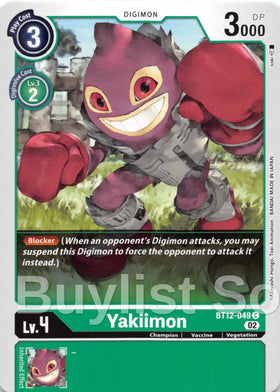 Yakiimon [BT12-049] [Across Time]