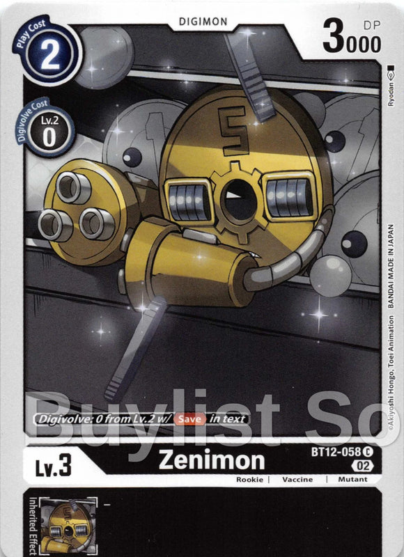 Zenimon [BT12-058 C] [Across Time]
