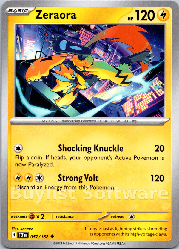 Zeraora [057/162] [Temporal Forces]