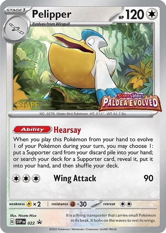 Pelipper (Staff Stamped)