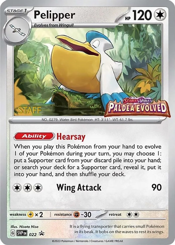 Pelipper (Staff Stamped)