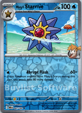 Misty's Starmie