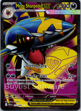 Mega Sharpedo ex