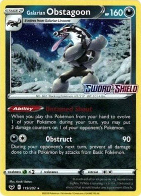 Galarian Obstagoon (Cosmos Holo)