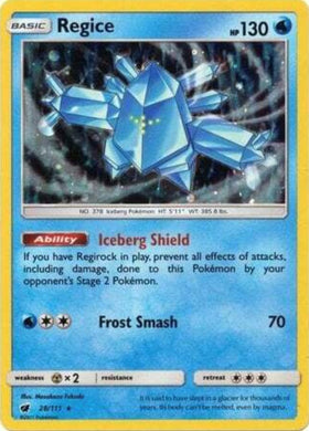 Regice (Cosmos Holo)